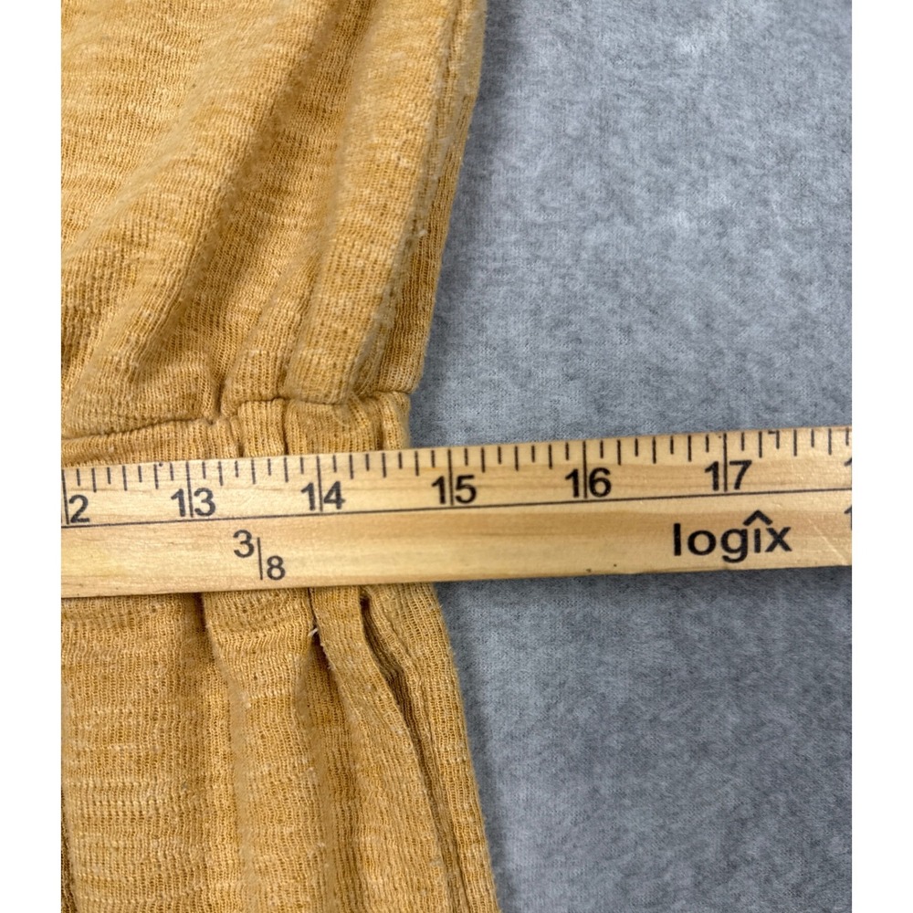 Free People Beach Bicoastal Romper Womens Small Yellow Boho Coastal Casual Comfy - Picture 10 of 11